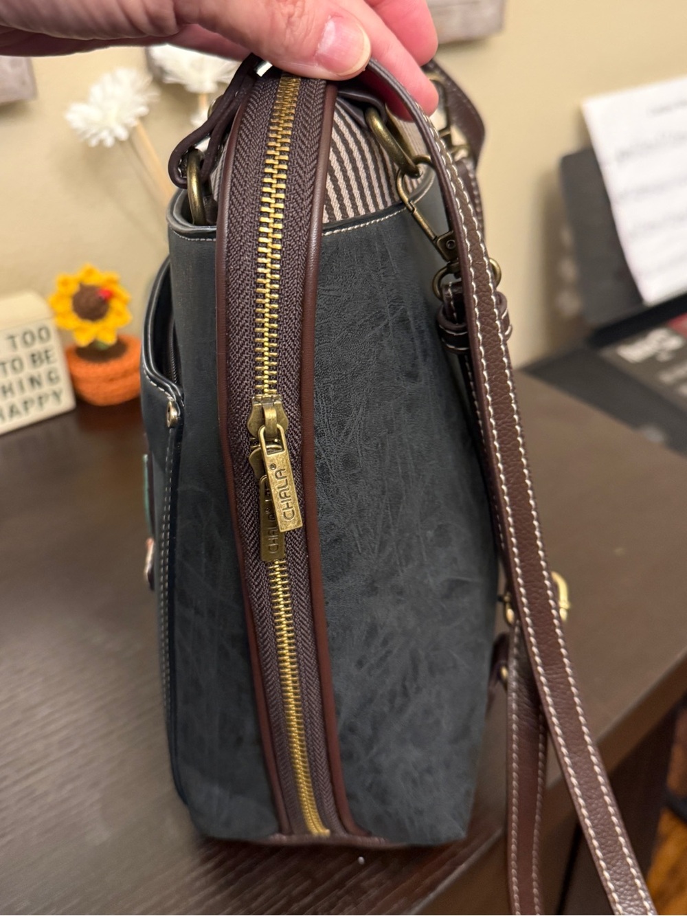Chala Dragonfly Convertible Backpack Purse – Vegan Leather NWT - Picture 6 of 11
